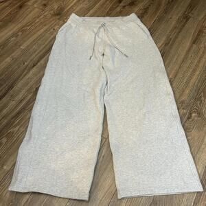 Lululemon Scuba Mid-Rise Wide-Leg Pant Regular Size 10 Heather Gray